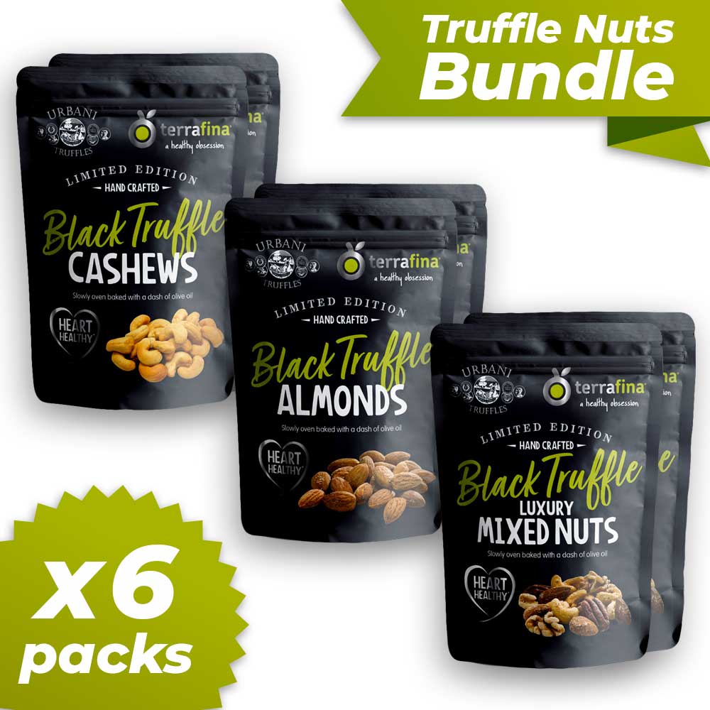 Black Truffle Nuts 6 Pack - Urbani Truffles